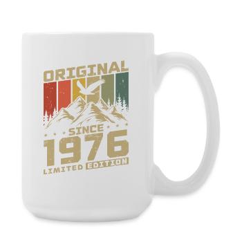 1976 Original Vintage Birthday Gift - Large Mug 440 ml - white - Right