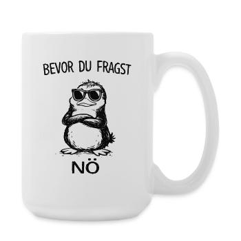 Avant que tu ne demandes, No Penguin - Grande tasse 440 ml - blanc - Droite