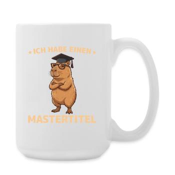 Master 2026 Capybara Master's Exam Passed - Large Mug 440 ml - white - Right