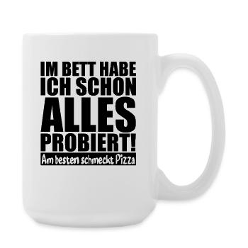 Pizza Sarcasm - Large Mug 440 ml - white - Right