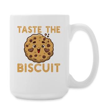Taste the Biscuit - Large Mug 440 ml - white - Right