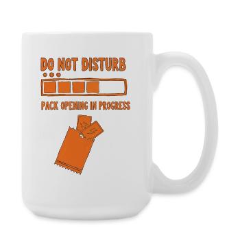 Ne pas interrompre l’ouverture de paquets en cours de trading - Grande tasse 440 ml - blanc - Droite