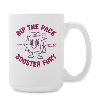 Rip The Pack Booster Fury Unwrap Joy BoosterLife - Large Mug 440 ml - white - Right