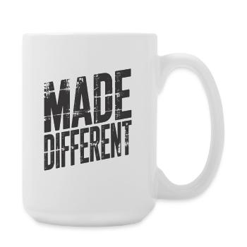 Anders gemacht, einzigartig gedacht - Große Tasse 440 ml - Weiß - Rechts