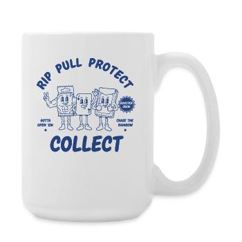 Rip Pull Protect Collect Trading Card Booster Crew - Large Mug 440 ml - white - Right
