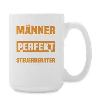 Expressions amusantes du conseiller fiscal - Grande tasse 440 ml - blanc - Droite
