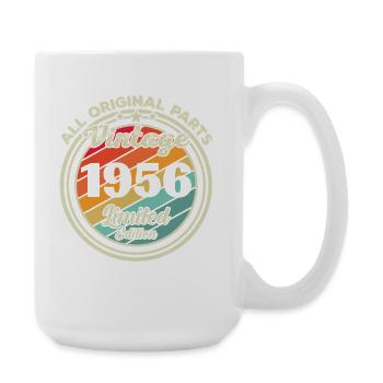 1956 Vintage Retro Birthday Gift - Large Mug 440 ml - white - Right