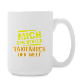 Taxi Driver Gift - Large Mug 440 ml - white - Right