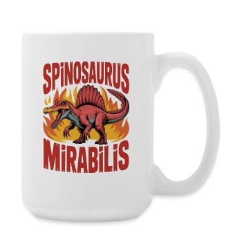 Neue Spinosaurus Mirabilis 2026 Entdeckung - Große Tasse 440 ml - Weiß - Rechts