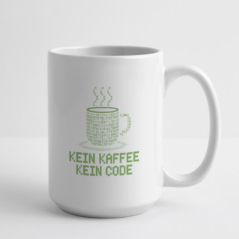 Kein Kaffee Kein Code Programmierer Informatiker Große Tasse 440 ml