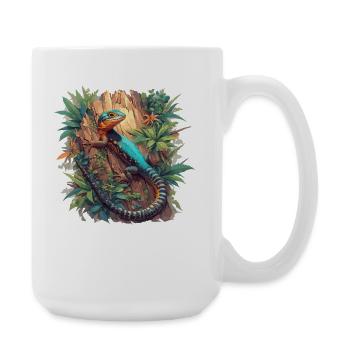 Lézard des lézards - Grande tasse 440 ml - blanc - Droite