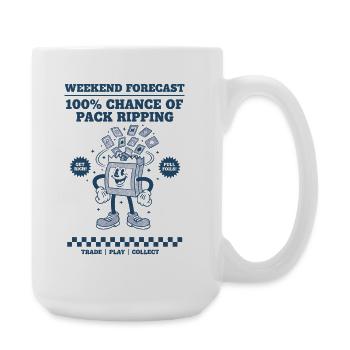 Prévisions de cartes à collectionner : 100 % de chances de pack - Grande tasse 440 ml - blanc - Droite