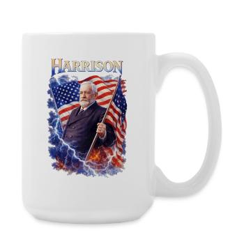 Harrison Patriot Thunder - Large Mug 440 ml - white - Right