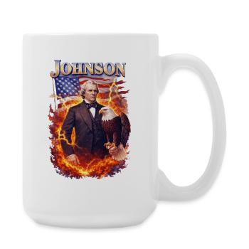 Flammenadler Staatsmann - Große Tasse 440 ml - Weiß - Rechts