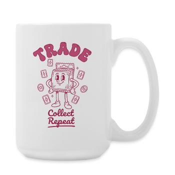Trade Collect Repeat Trading Card Game Booster - Large Mug 440 ml - white - Right