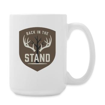 White-tailed hunter White-tail hunting Deer hunting - Large Mug 440 ml - white - Right