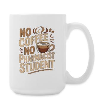 Étudiant pharmacien Sans café clinique Amateur de café - Grande tasse 440 ml - blanc - Droite