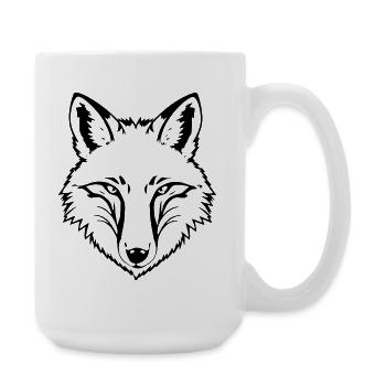 Renard - Grande tasse 440 ml - blanc - Droite