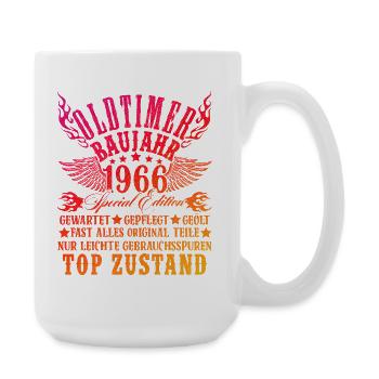 60th Birthday 60 Years Decoration 1965 Gift Funny - Large Mug 440 ml - white - Right