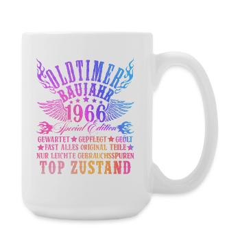 60th Birthday 60 Years Decoration 1965 Gift Funny - Large Mug 440 ml - white - Right