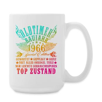 60th Birthday 60 Years Decoration 1965 Gift Funny - Large Mug 440 ml - white - Right