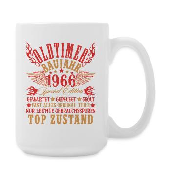 60th Birthday 60 Years Decoration 1965 Gift Funny - Large Mug 440 ml - white - Right