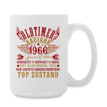 60th Birthday 60 Years Decoration 1965 Gift Funny - Large Mug 440 ml - white - Right