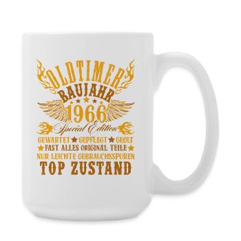 60th Birthday 60 Years Decoration 1965 Gift Funny - Large Mug 440 ml - white - Right