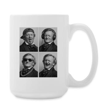 Richard Wagner - Große Tasse 440 ml - Weiß - Rechts