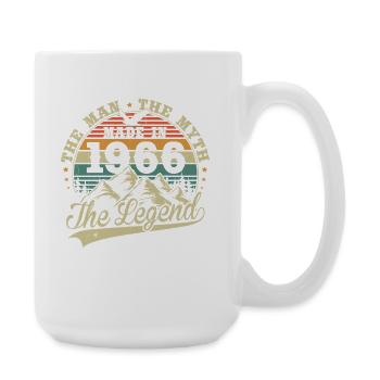 1966 Vintage Vintage Birthday Gift - Large Mug 440 ml - white - Right