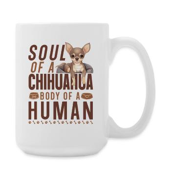 Chihuahua Chihuahua Âme d’Un - Grande tasse 440 ml - blanc - Droite