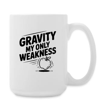 Gravity My Only Weakness - Large Mug 440 ml - white - Right