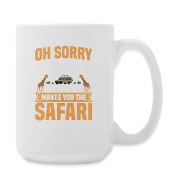 Guide touristique Africain Travel Guide Safari Tour - Grande tasse 440 ml - blanc - Droite