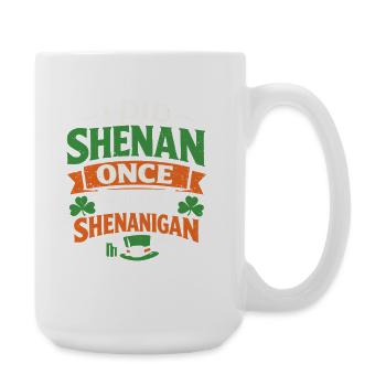 Prêt devant les bêtises | La Saint-Patrick - Grande tasse 440 ml - blanc - Droite