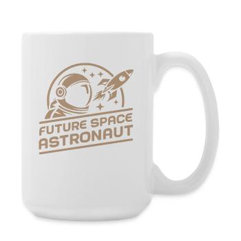 Future astronaute spatial : aventure rétro spatiale - Grande tasse 440 ml - blanc - Droite