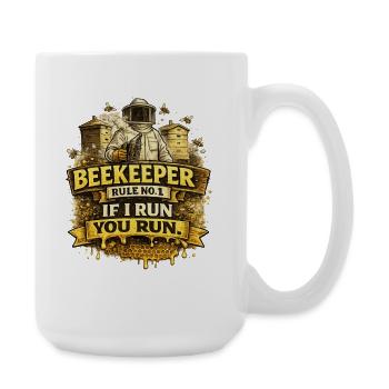 Beekeeper Rule - Beekeeper Bees Honey Bee - Large Mug 440 ml - white - Right