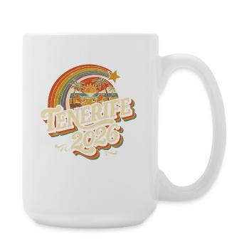 Tenerife 2026 Retro Beach Magic - Large Mug 440 ml - white - Right