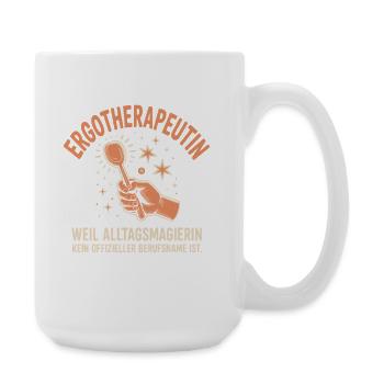 Ergotherapeutin Ergo Praxis Team Ergotherapie - Große Tasse 440 ml - Weiß - Rechts