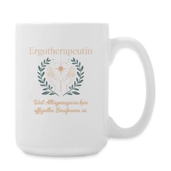 Ergotherapeutin Ergo Praxis Team Ergotherapie - Große Tasse 440 ml - Weiß - Rechts