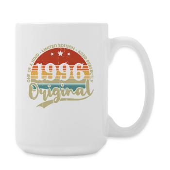 Original 1996 Vintage Vintage Anniversaire Rétro - Grande tasse 440 ml - blanc - Droite