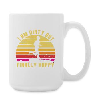 Funny XC Running Runner Gifts Édition Unique - Grande tasse 440 ml - blanc - Droite