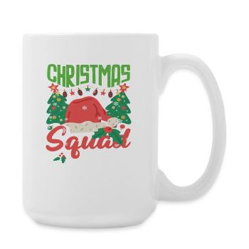 Christmas Squad Familie Gruppe Weihnachten Outfit - Große Tasse 440 ml - Weiß - Rechts