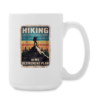 Plan de retraite de randonnée Maison d’hôtes amusante pour la randonnée - Grande tasse 440 ml - blanc - Droite