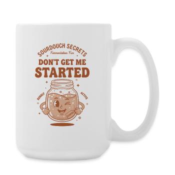 Sourdough Bread Baking Baker Starter - Large Mug 440 ml - white - Right