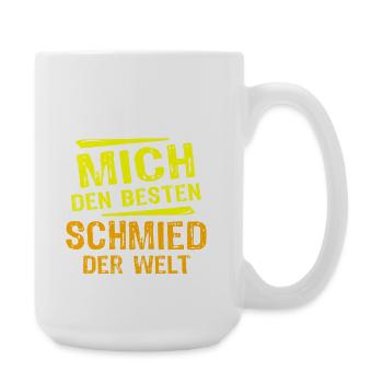 Schmied Geschenk - Große Tasse 440 ml - Weiß - Rechts