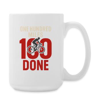 Century Ride 100-mile ride Cyclist Century - Large Mug 440 ml - white - Right