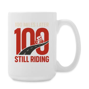 Century Ride 100-mile ride Cyclist Century - Large Mug 440 ml - white - Right