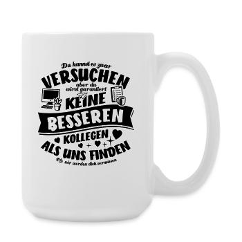 Kollegen - Jobwechsel - Kündigung - Spruch - Große Tasse 440 ml - Weiß - Rechts