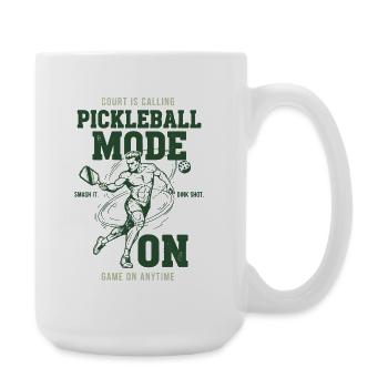 Pickleball Mode On Funny Player Love Pickleball - Large Mug 440 ml - white - Right