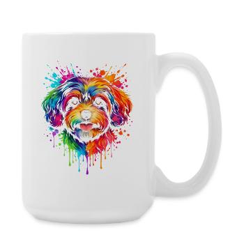 Havanese | Small Dog Pop Art - Large Mug 440 ml - white - Right